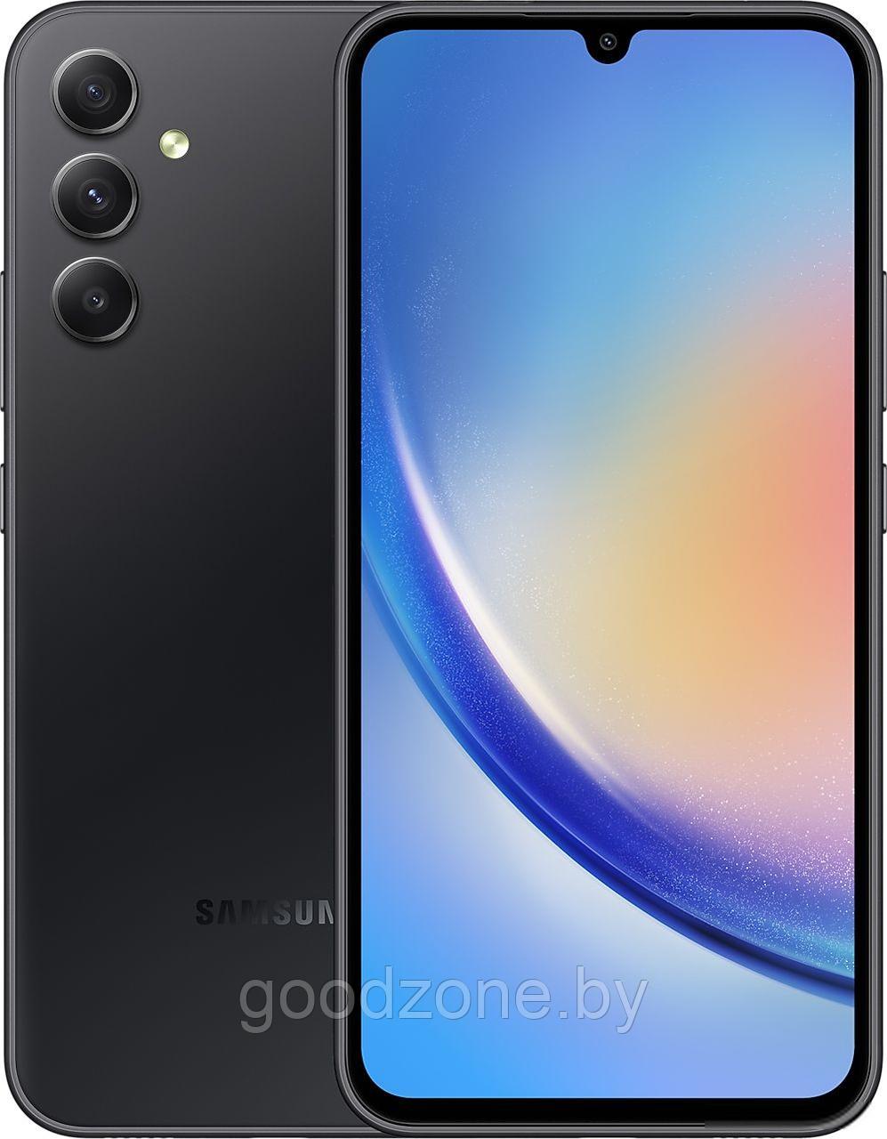 Смартфон Samsung Galaxy A34 5G SM-A346E/DSN 8GB/128GB (графит) - фото 1 - id-p209504674