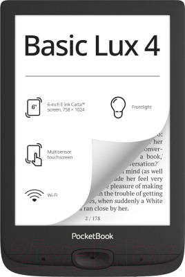 Электронная книга PocketBook 618 Basic Lux 4 / PB618-P-CIS - фото 1 - id-p217946885