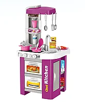 Детская игровая Кухня Kitchen set, звук, свет, вода 49 предметов