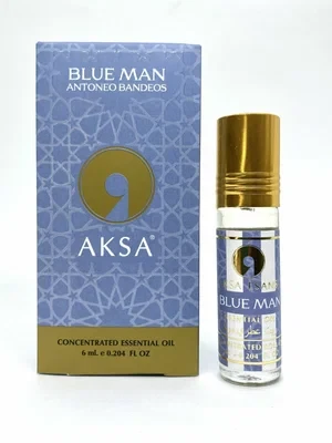 Турецкие масляные духи Blue Man Aksa Esans 6 мл, Турция - фото 1 - id-p218176378