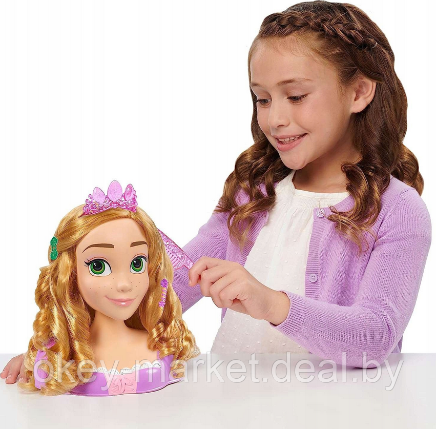 Кукла-манекен для создания причесок Just Play Disney Princess Рапунцель - фото 5 - id-p218176375