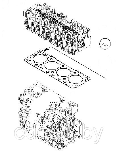 5411664053 Прокладка ГБЦ - фото 1 - id-p218176385