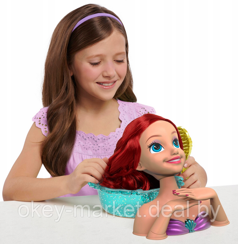 Кукла-манекен для создания причесок Just Play Disney Princess Русалочка Ариэль - фото 2 - id-p218176387