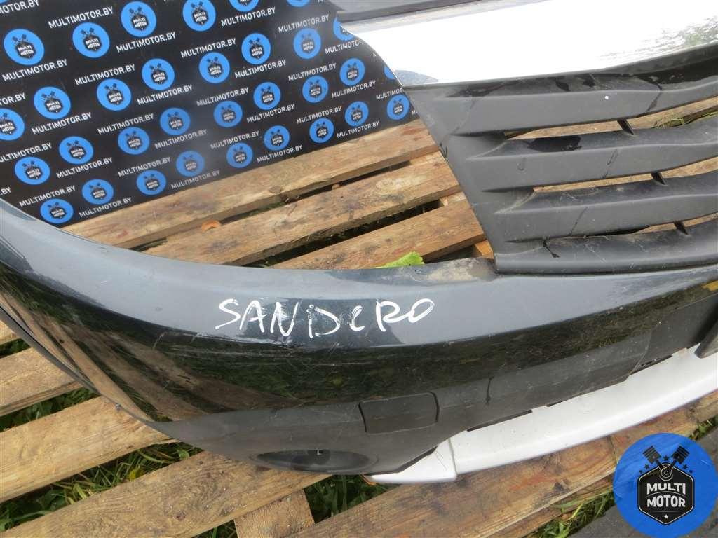 Бампер передний RENAULT SANDERO I (2007-2013) 1.6 i - 102 Лс 2012 г. - фото 3 - id-p218176295