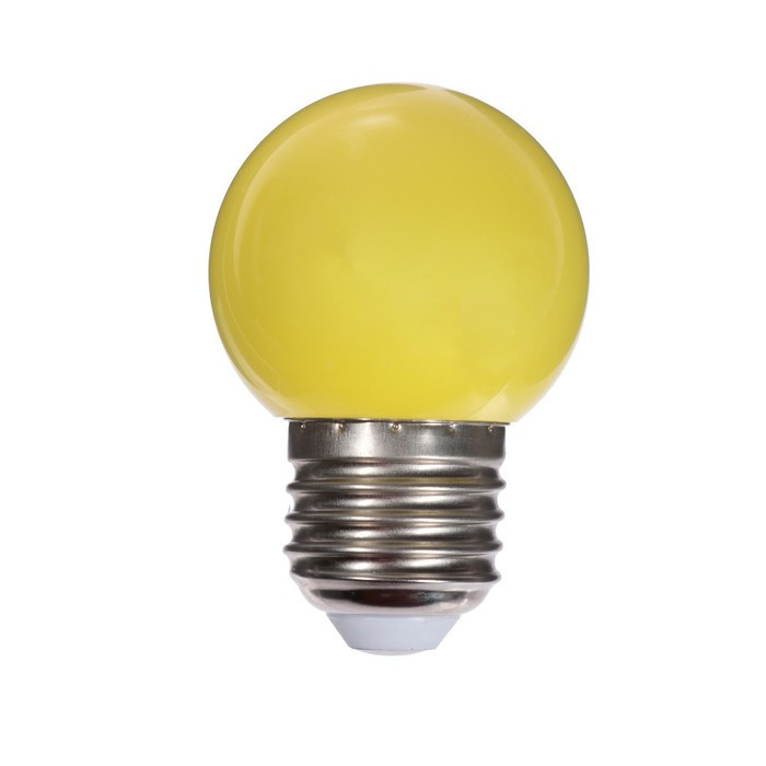 Лампа светодиодная Luazon Lighting, G45, Е27, 1.5 Вт, для белт-лайта, мульти, наб 20 шт 787 - фото 5 - id-p218177426
