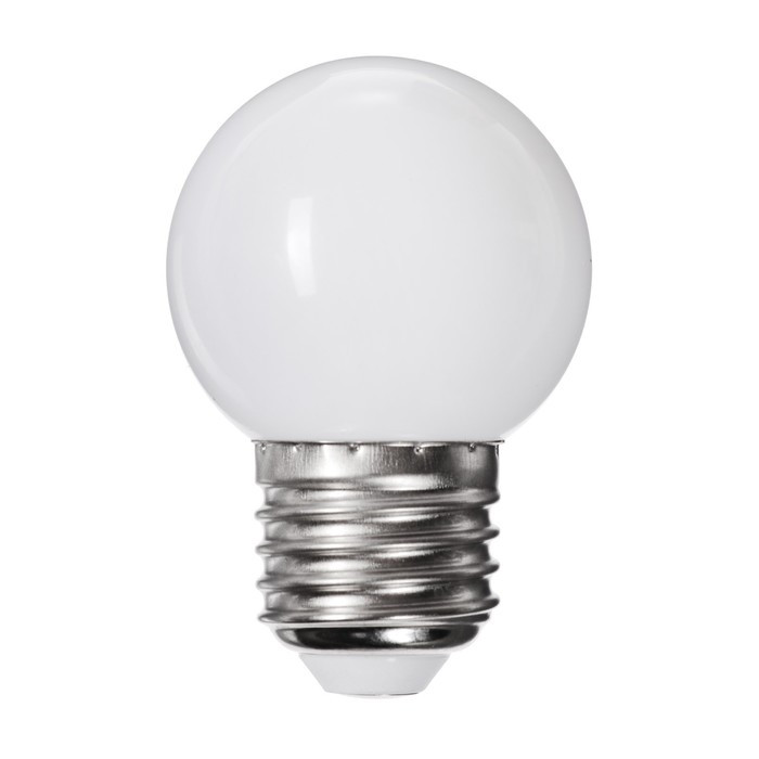 Лампа светодиодная Luazon Lighting, G45, Е27, 1.5 Вт, для белт-лайта, белая, наб 20 шт 7871 - фото 2 - id-p218177433