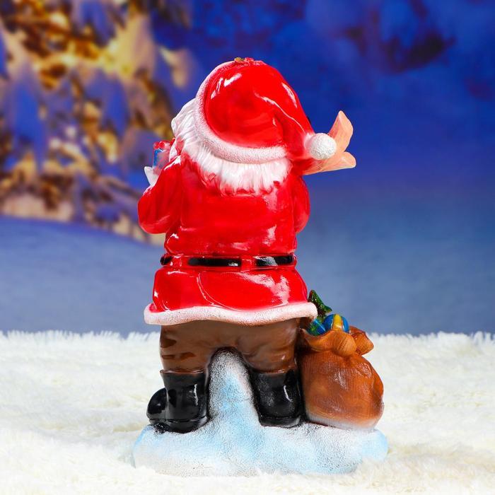 Фигурка "Дед мороз малый" красный 21х34см - фото 3 - id-p218179370
