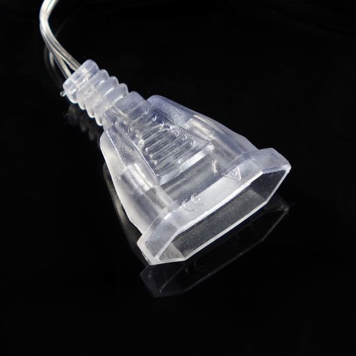 Удлинитель для комнатных гирлянд с выключателем, 3 м, прозрачная нить, УМС-вилка - фото 5 - id-p218176488