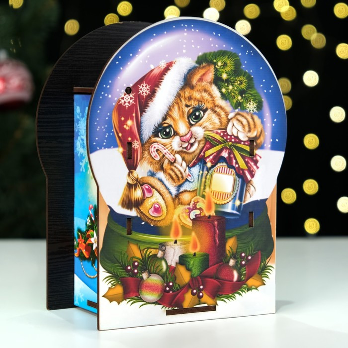 Коробка для конфет "Шар", с двухсторонней крышкой, 19 х 14 х 8 см - фото 3 - id-p218179423