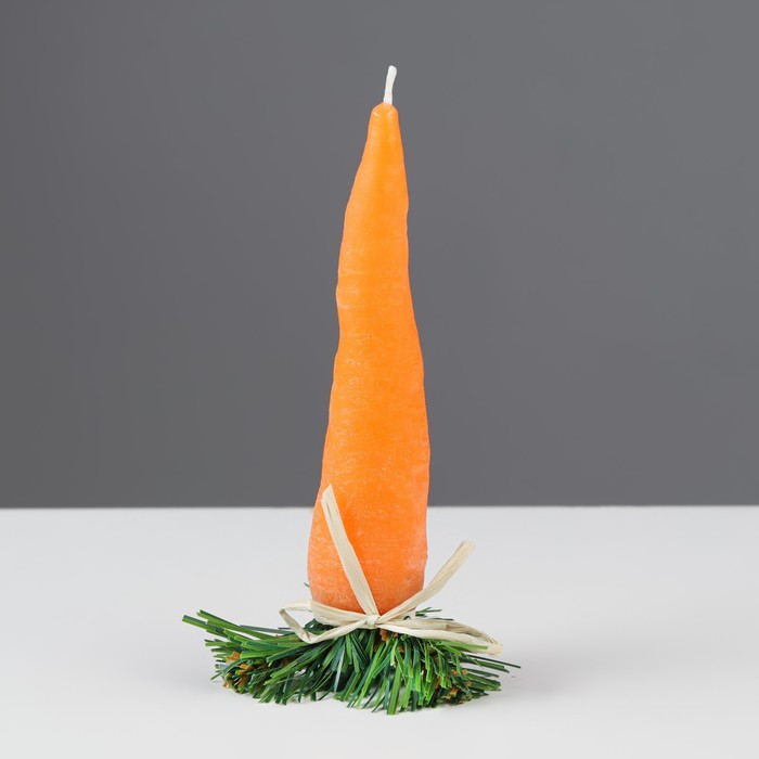 Набор свечей декоративных "Ящик с морковкой", 5,5х16,5 см, 4 штуки - фото 4 - id-p218179451