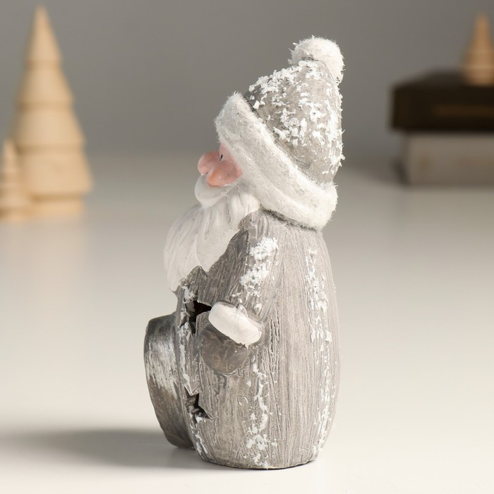 Сувенир керамика свет "Дед Мороз с сердечком" 8,3х7,5х16,5 см - фото 5 - id-p218178513