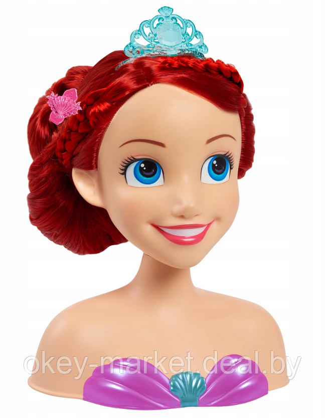 Кукла-манекен для создания причесок Just Play Disney Princess Русалочка Ариэль - фото 2 - id-p218179613