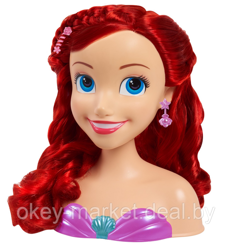 Кукла-манекен для создания причесок Just Play Disney Princess Русалочка Ариэль - фото 3 - id-p218179613