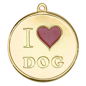 Медаль "Любимая собака" , 3,2 см , без ленты арт.030