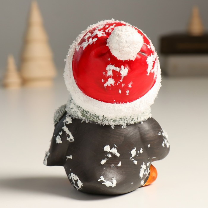Сувенир керамика "Пингвинёнок в шапке и шарфике" 9х7,5х11,5 см - фото 3 - id-p218178635