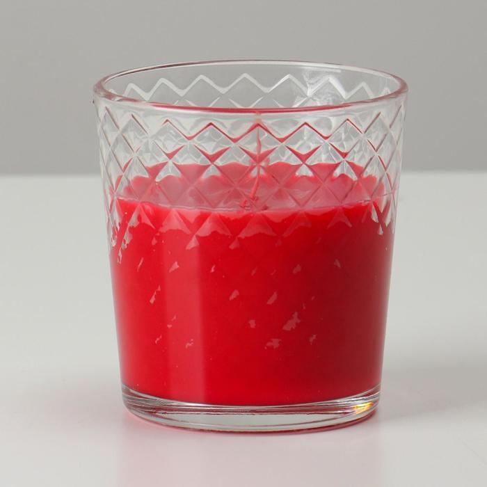 Свеча ароматическая в стакане "Яблоки в карамели", время горения 30 ч - фото 5 - id-p218178655