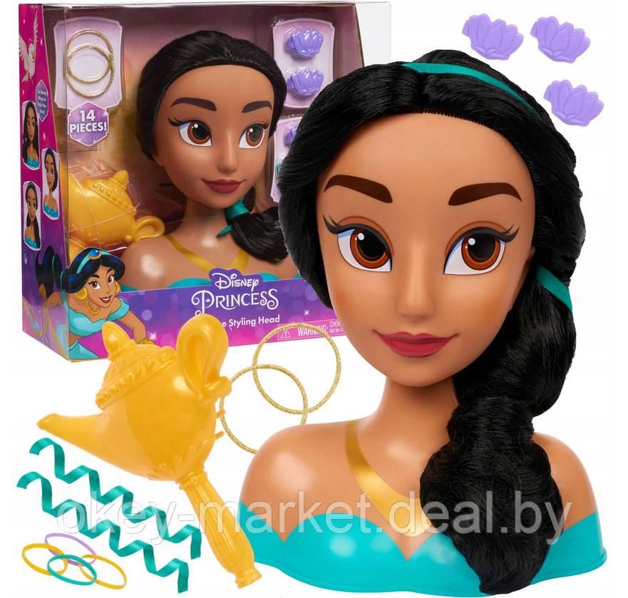 Кукла-манекен для создания причесок Just Play Disney Princess Жасмин - фото 1 - id-p218179632