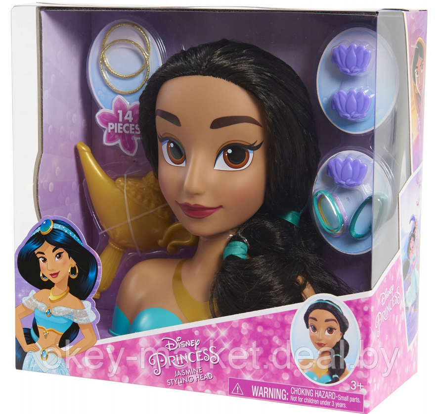 Кукла-манекен для создания причесок Just Play Disney Princess Жасмин - фото 10 - id-p218179632