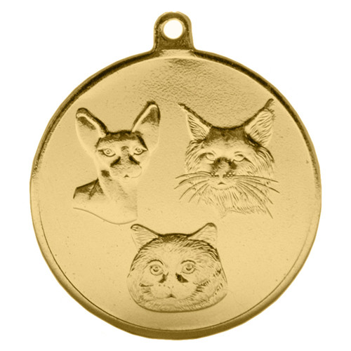Медаль "Три кота" , 3,2 см , без ленты арт.031 - фото 1 - id-p218179640