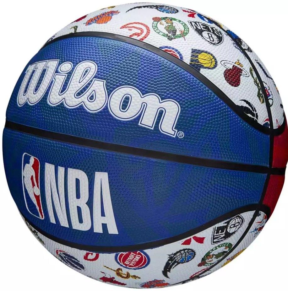 Мяч баскетбольный №7 Wilson NBA All Team Rubber - фото 2 - id-p218179637