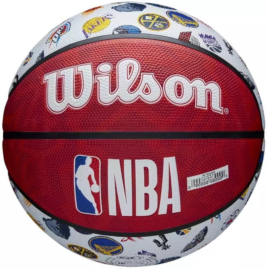 Мяч баскетбольный №7 Wilson NBA All Team Rubber - фото 3 - id-p218179637