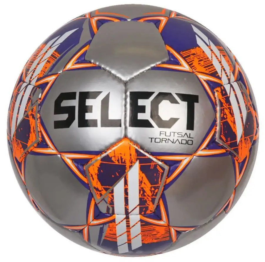 Мяч минифутбольный (футзал) №4 Select Futsal Tornado Silver - фото 1 - id-p218179639