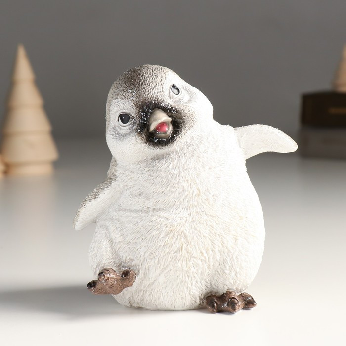Сувенир полистоун "Малыш пингвинёнок" блёстки 7,5х11х12 см - фото 1 - id-p218178777