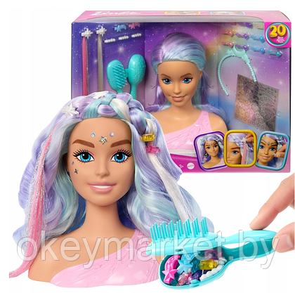 Кукла Barbie Mattel Fairy Styling - Барби для причесок Mattel HMD82, фото 3