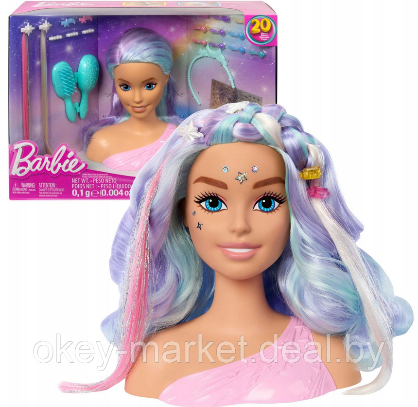 Кукла Barbie Mattel Fairy Styling - Барби для причесок Mattel HMD82 - фото 1 - id-p218179760