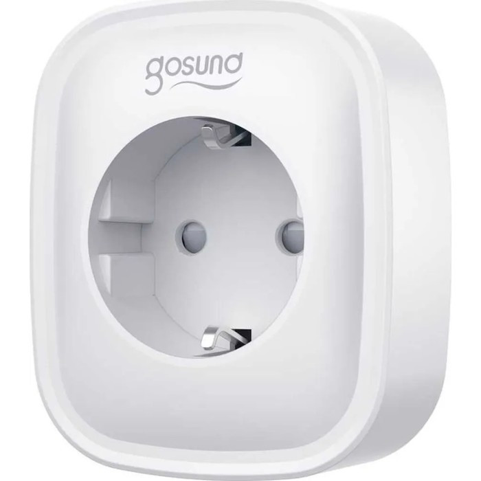 Умная розетка Gosund Smart Plug SP1, Wi-Fi, 16А, расписание, таймер, огнеупорная - фото 1 - id-p218180508