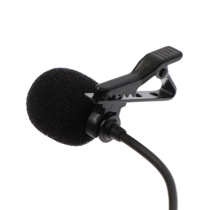 Микрофон на прищепке G-104, 20-15000 Гц, -34 дБ, 2.2 кОм, Type-C, 1.5 м, черный - фото 2 - id-p218180144