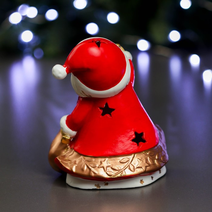 Фигура с подсветкой "Дед Мороз с мешком" 11х12х16см - фото 3 - id-p218178928