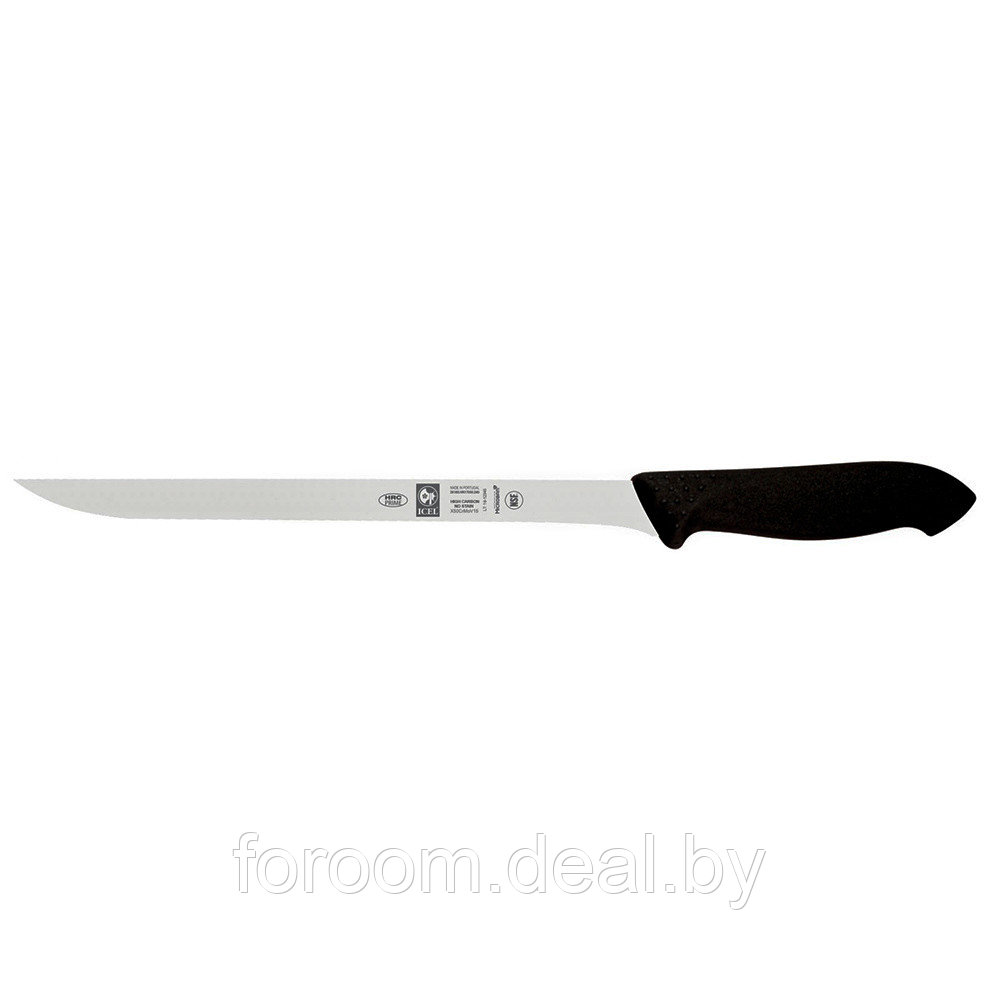 Нож для нарезки ветчины 24 см, чёрный Icel Horeca Prime 281.HR17.24 - фото 1 - id-p218179883