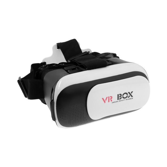 3D Очки виртуальной реальности LuazON VR 2, смартфоны до 6.5" (75х160мм), черно-белые - фото 1 - id-p218180298