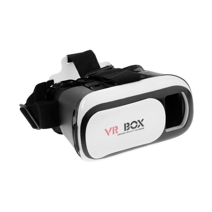 3D Очки виртуальной реальности LuazON VR 2, смартфоны до 6.5" (75х160мм), черно-белые - фото 2 - id-p218180298