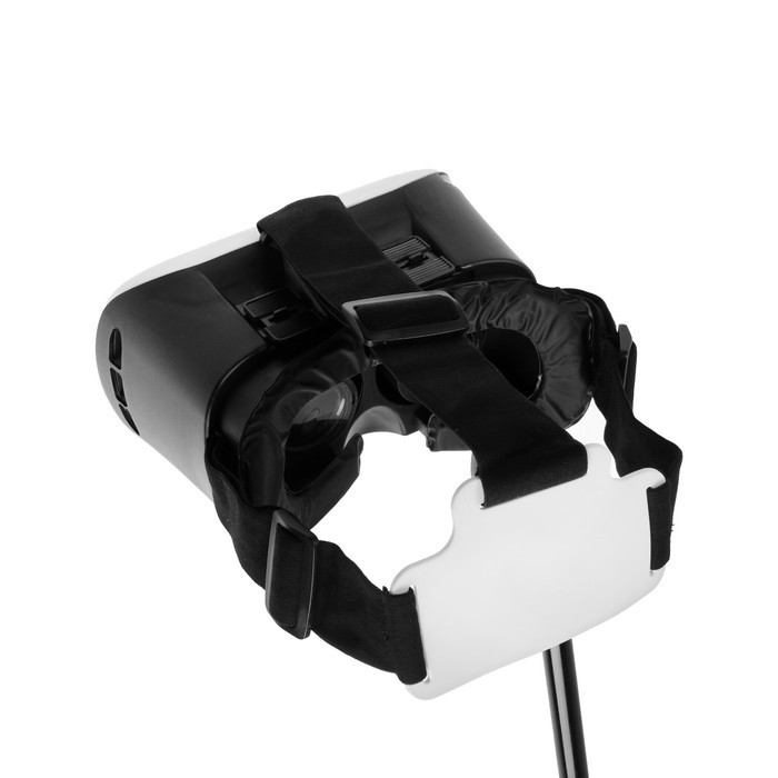 3D Очки виртуальной реальности LuazON VR 2, смартфоны до 6.5" (75х160мм), черно-белые - фото 3 - id-p218180298
