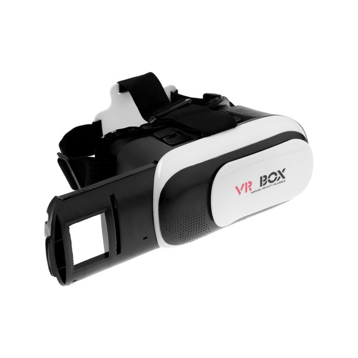 3D Очки виртуальной реальности LuazON VR 2, смартфоны до 6.5" (75х160мм), черно-белые - фото 5 - id-p218180298
