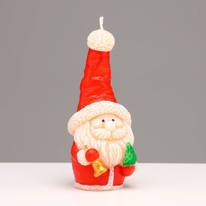 Свеча декоративная "Сказочный Санта", 5,7х5,8х13,2 см, красный - фото 4 - id-p218179033
