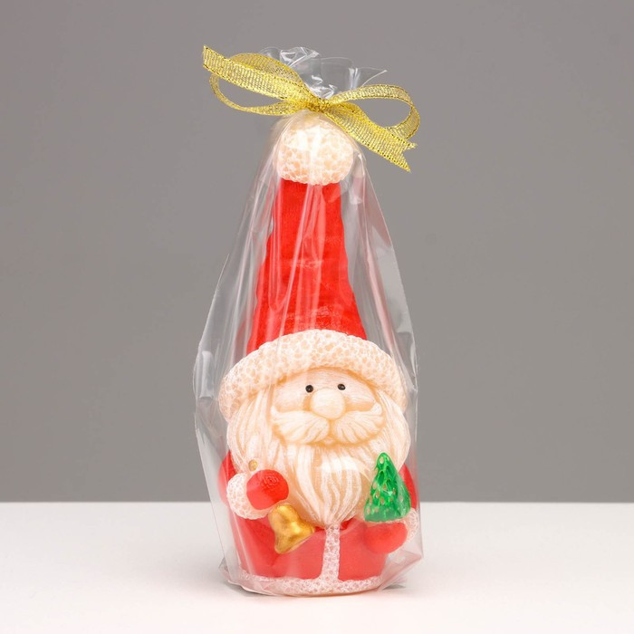 Свеча декоративная "Сказочный Санта", 5,7х5,8х13,2 см, красный - фото 7 - id-p218179033