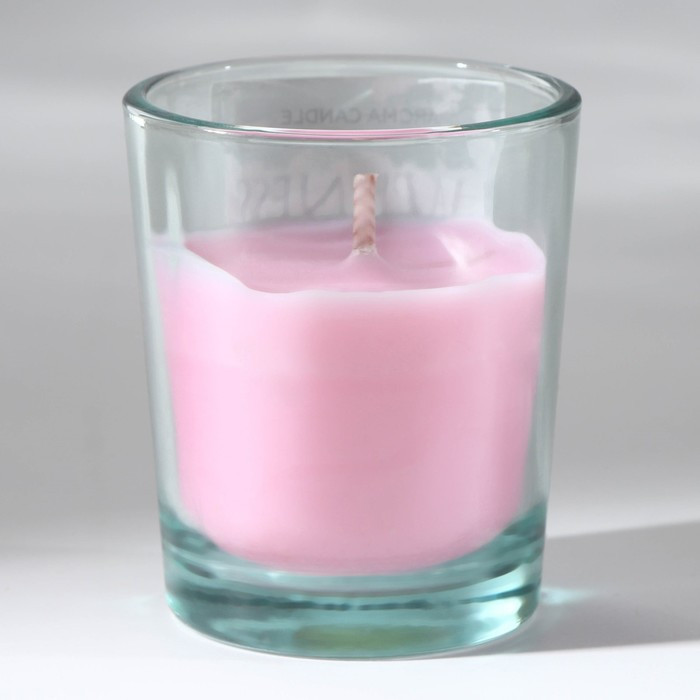 Свеча интерьерная в стакане «For you», аромат малина - фото 3 - id-p218179046