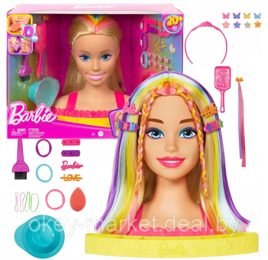 Кукла Barbie Mattel Totally Hair Deluxe - Барби для причесок HMD78 - фото 1 - id-p218183019