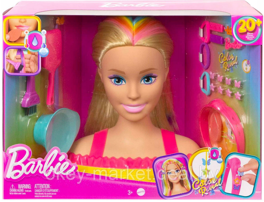 Кукла Barbie Mattel Totally Hair Deluxe - Барби для причесок HMD78 - фото 10 - id-p218183019
