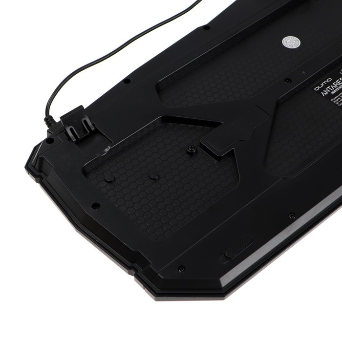 Клавиатура Qumo Antares K60, игровая, проводная, мембранная, 114 клавиш, USB, подсв, чёрная - фото 5 - id-p218180391