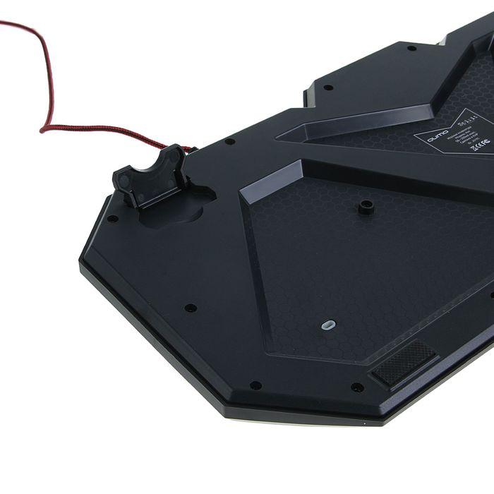 Клавиатура Qumo Dragon War Spirit, игровая, проводная, подсветка, 104 клавиши, USB, чёрная - фото 5 - id-p218180395