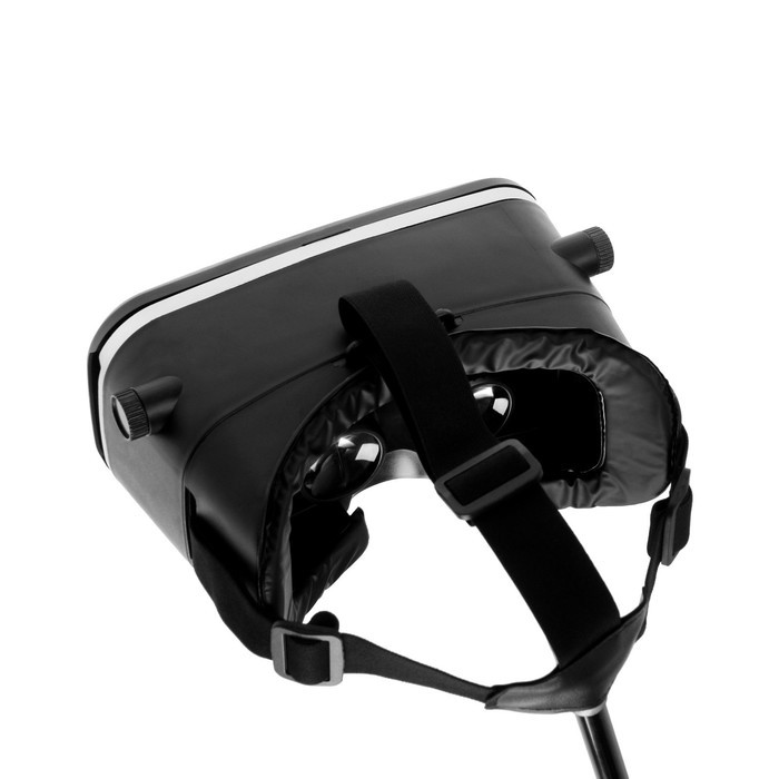 3D Очки виртуальной реальности LuazON, смартфоны до 6.5" (75х160мм), чёрные - фото 2 - id-p218180401