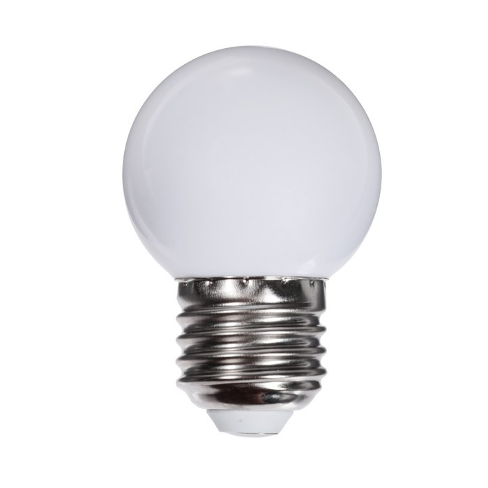 Лампа светодиодная Luazon Lighting, G45, Е27, 1.5 Вт, для белт-лайта, т-белая наб 20 шт - фото 2 - id-p218177168