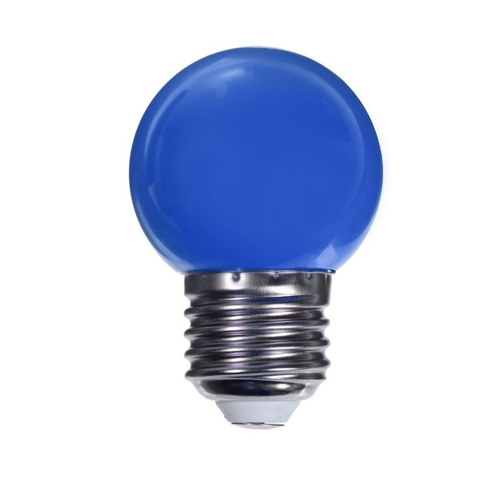Лампа светодиодная Luazon Lighting, G45, Е27, 1.5 Вт, для белт-лайта, мульти, наб 20 шт - фото 4 - id-p218177169