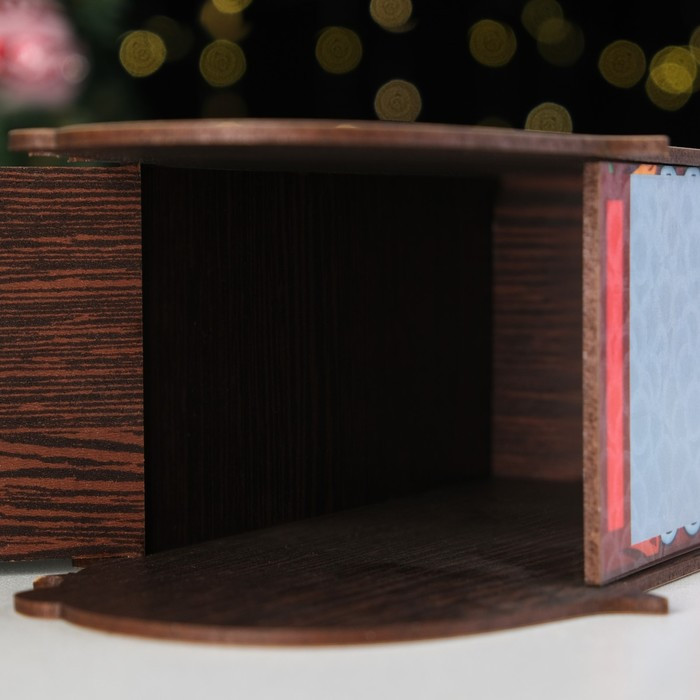 Коробка для конфет "Щелкунчик", с двухсторонней крышкой, 20 х 13,5 х 8 см - фото 4 - id-p218179252