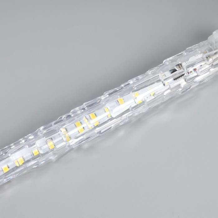 Гирлянда «Сосульки» 2.1 × 0.3 м, IP65, прозрачная нить, 216 LED, свечение белое с эффектом стекания, 24 В - фото 5 - id-p218177363