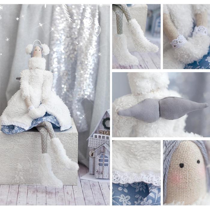 Набор для шитья. Интерьерная кукла «Снежка», 42 см - фото 7 - id-p218178385
